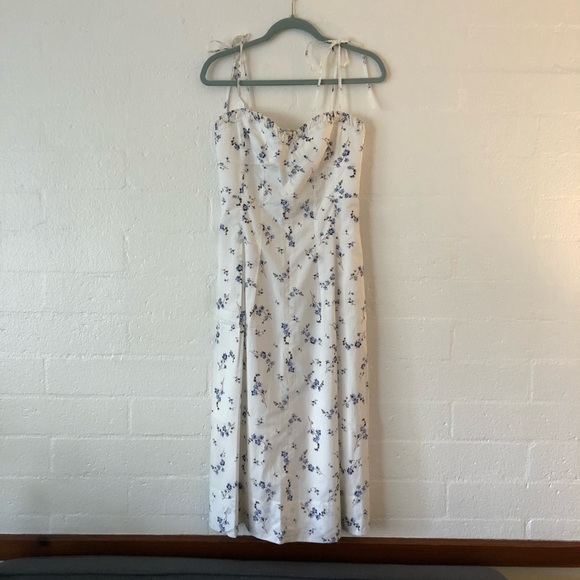 Rebecca Taylor Francine Floral Poplin Dress - Picture 2 of 8